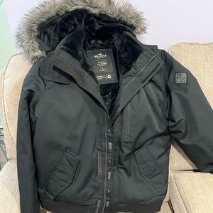 Hollister boys black Jacket!